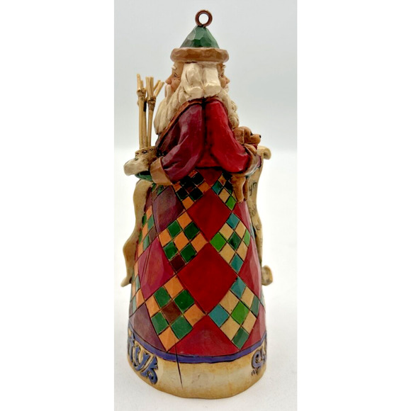 Jim Shore V4005789 Naughty or Nice Santa Claus Figurine Ornament 4.5" JS2 - Picture 4 of 5